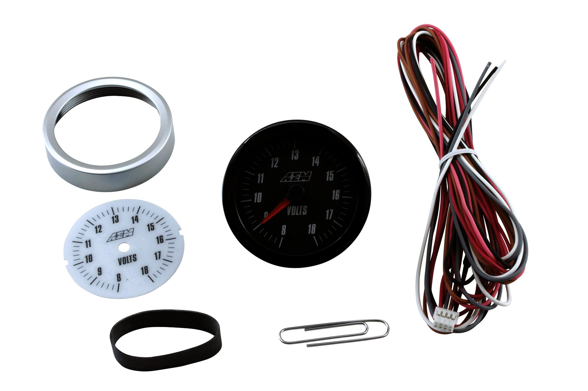 AEM Analog Volts Gauge. 8~18V - Klik om te sluiten