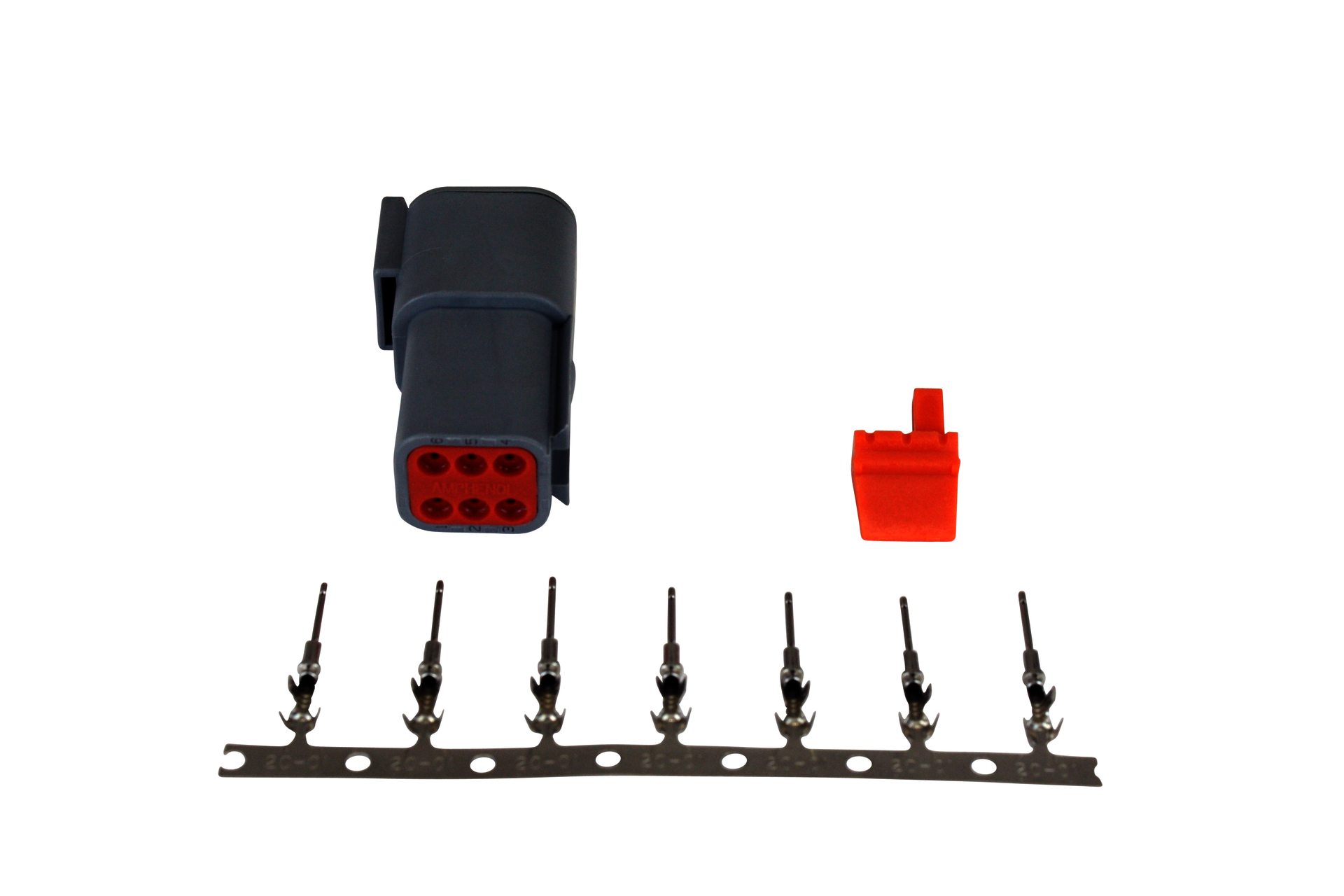 AEM DTM-Style 6-Way Receptacle Connector Kit. Includes Receptacl - Klik om te sluiten