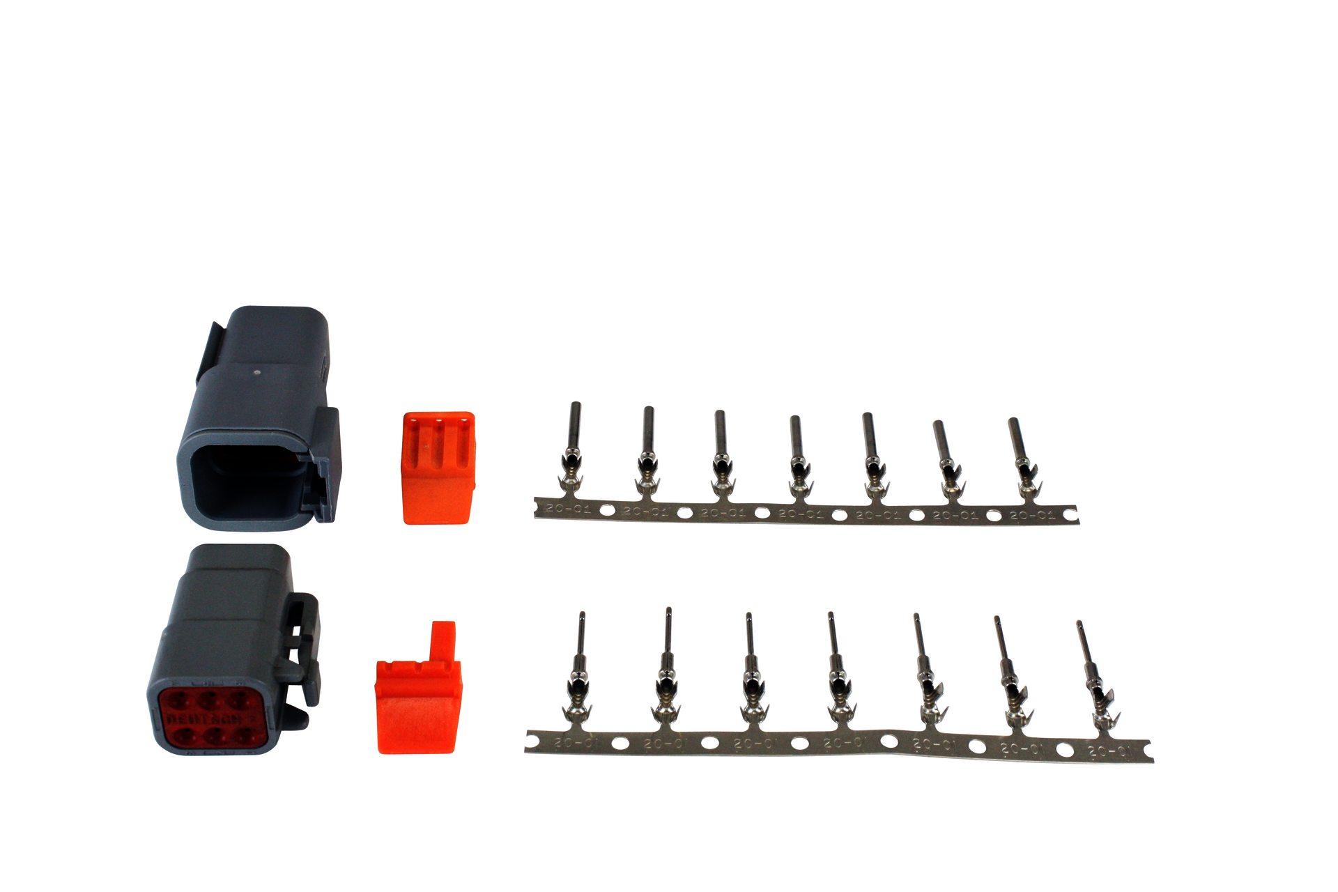 AEM DTM-Style 6-Way Connector Kit. Includes Plug, Receptacle, Pl - Klik om te sluiten