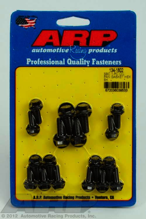 ARP SB Chevy 1-pc oil pan gasket hex bolt kit - Klik om te sluiten