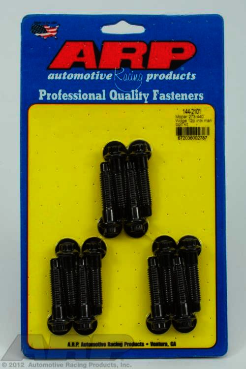 ARP Mopar 273-440 wedge 12pt intake manifold bolt kit - Klik om te sluiten