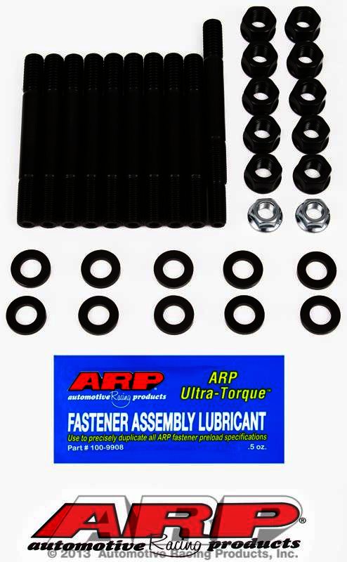 ARP Ford 302 w/dual or rear sump oil pan main stud kit - Klik om te sluiten