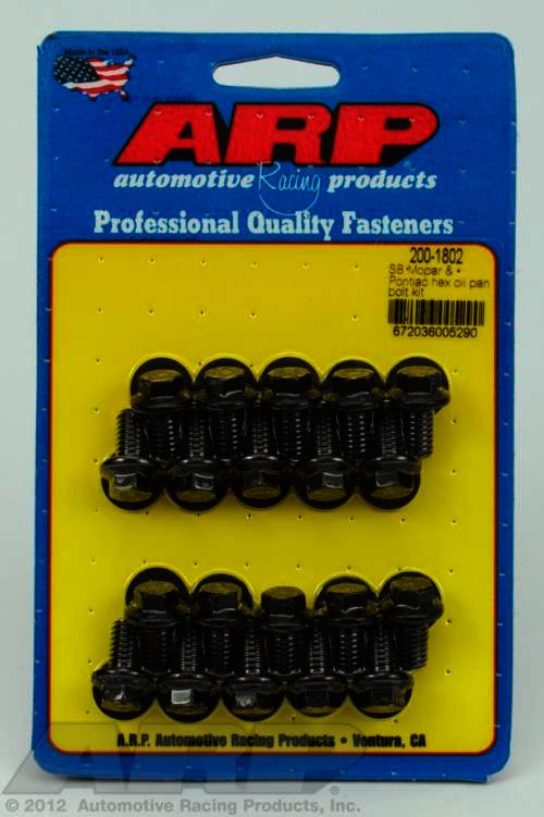 ARP SB Mopar & Pontiac hex oil pan bolt kit - Klik om te sluiten