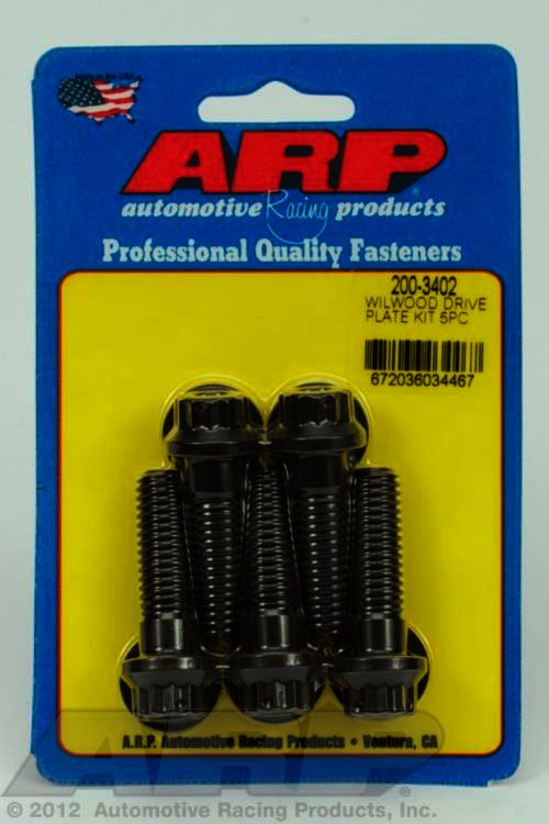 ARP Wilwood drive plate bolt, 7/16, drilled 12 pt, 5pcs - Klik om te sluiten