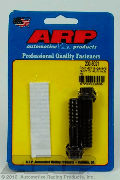 ARP Ford 427 & general repl't for alum rods, rod bolts - Klik om te sluiten