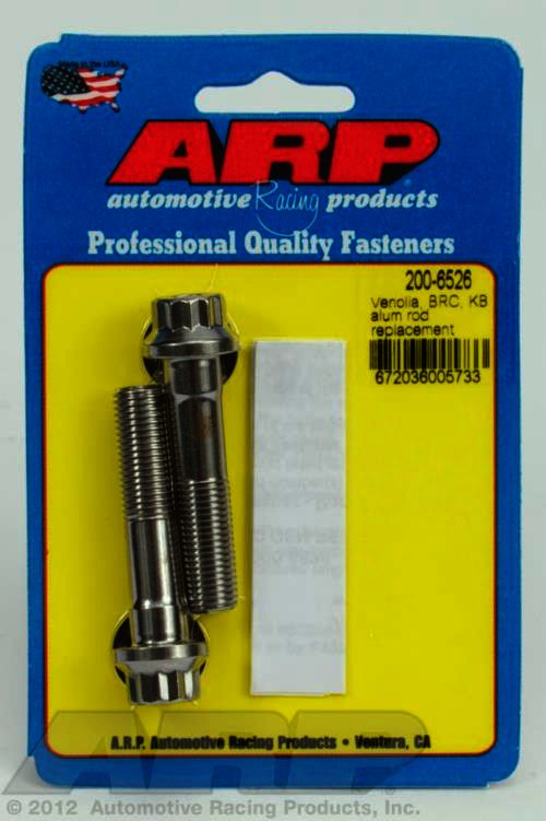 ARP Venolia, BRC, Brooks & KB L19 alum rod repl't rod bolts - Klik om te sluiten