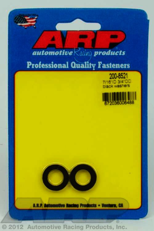 ARP 7/16 ID 3/4 OD black washers - Klik om te sluiten