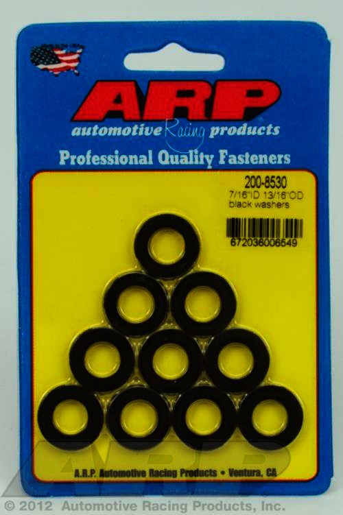 ARP 7/16 ID 13/16 OD black washers - Klik om te sluiten