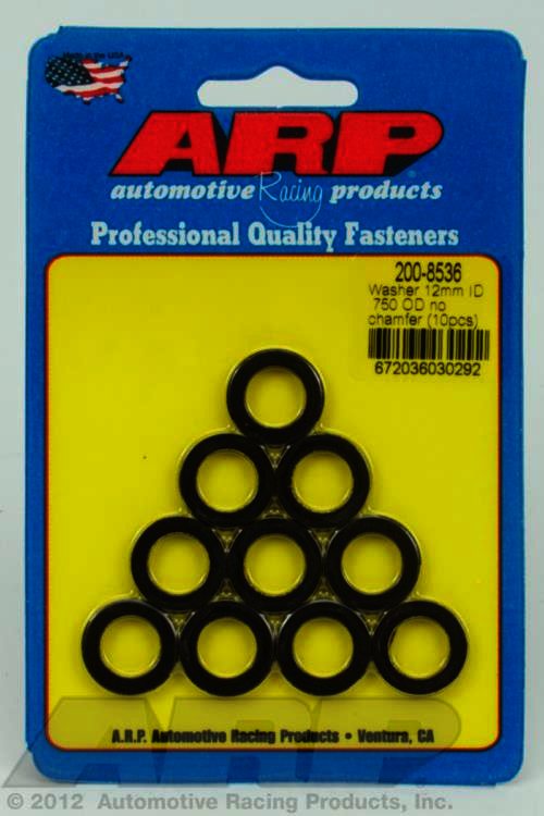 ARP M12 ID .750 OD no chamfer washers - Klik om te sluiten