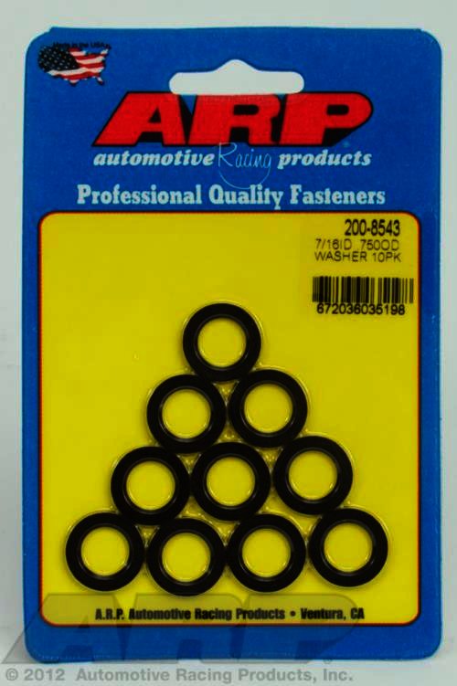 ARP 7/16 ID .750 OD black washers - Klik om te sluiten