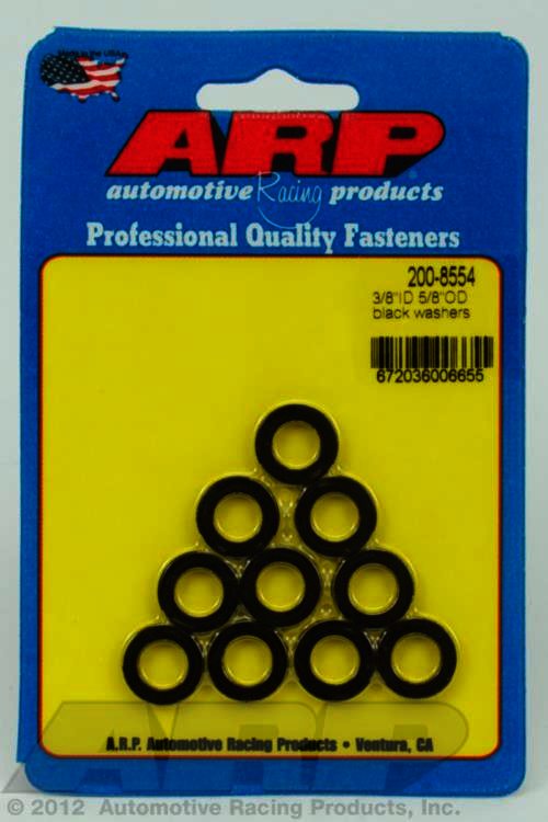 ARP 3/8 ID 5/8 OD black washers - Klik om te sluiten