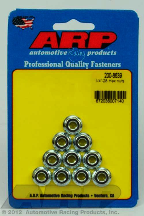 ARP 1/4-28 hex nut kit - Klik om te sluiten