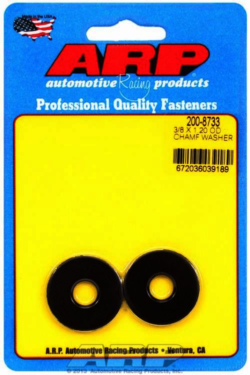 ARP 3/8 ID 1.20 OD chamfer black washers - Klik om te sluiten