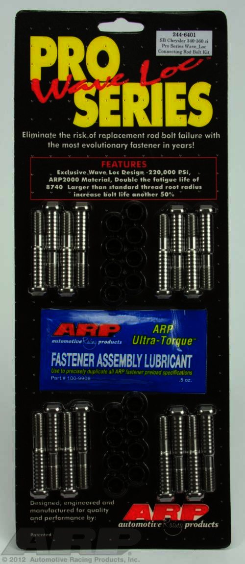 ARP SB Chrysler pro wave-loc rod bolt kit - Klik om te sluiten