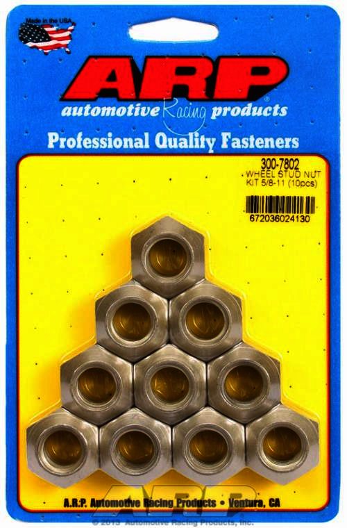 ARP 5/8-11 wheel stud nut kit - Klik om te sluiten