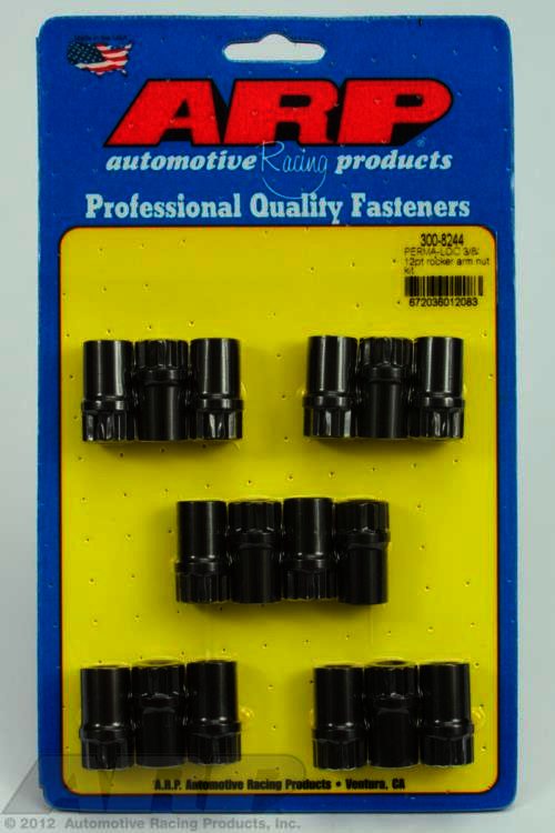 ARP Adjustable 3/8 12pt rocker arm nut kit - Klik om te sluiten