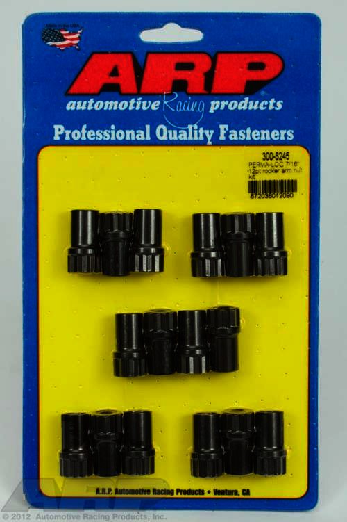 ARP Adjustable 7/16 12pt rocker arm nut kit - Klik om te sluiten