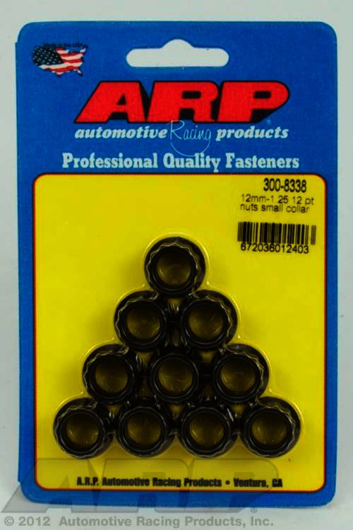 ARP M12 x 1.25 12pt nut kit (small collar) - Klik om te sluiten