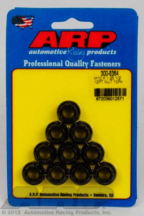 ARP M10 x 1.25 12pt nut kit - Klik om te sluiten