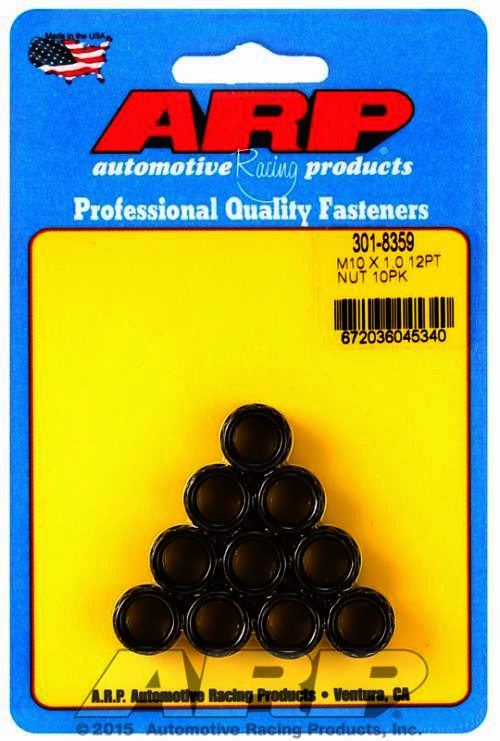 ARP M10 X 1.00 12pt nut kit - Klik om te sluiten