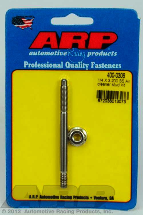 ARP 1/4 x 3.200 SS air cleaner stud kit - Klik om te sluiten