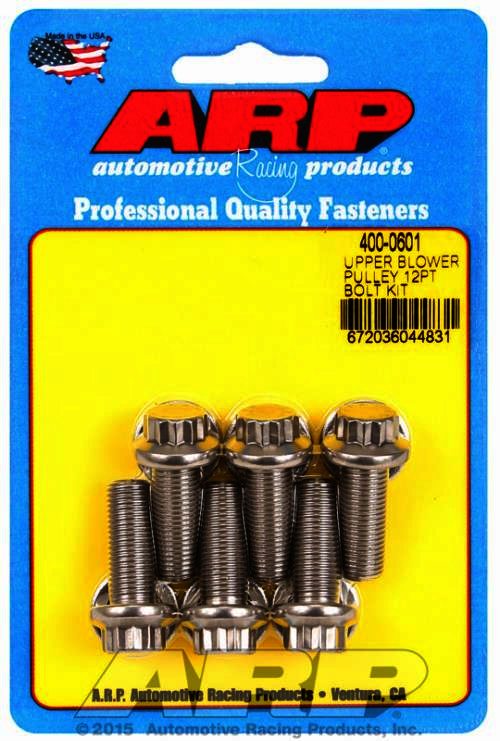 ARP Upper blower pulley SS 12pt bolt kit - Klik om te sluiten