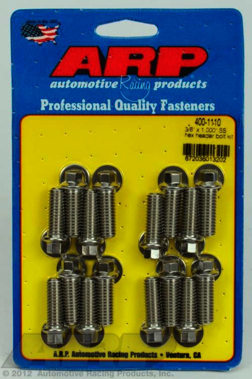 ARP 3/8 x 1.000 SS hex header bolt kit - Klik om te sluiten