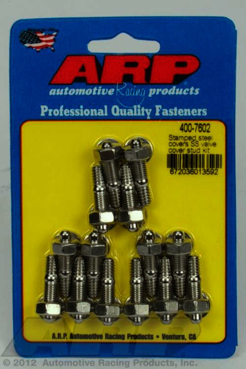 ARP Stamped steel covers SS valve cover stud kit - Klik om te sluiten