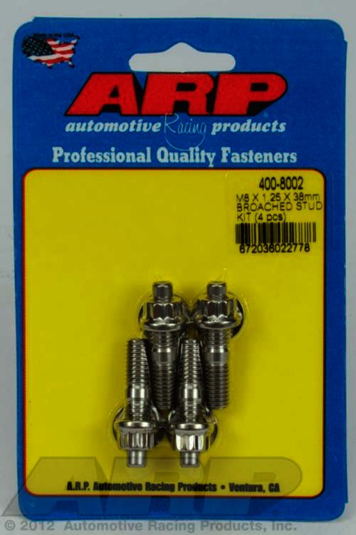 ARP M8 X 1.25 X 38mm broached stud kit - 4pcs - Klik om te sluiten