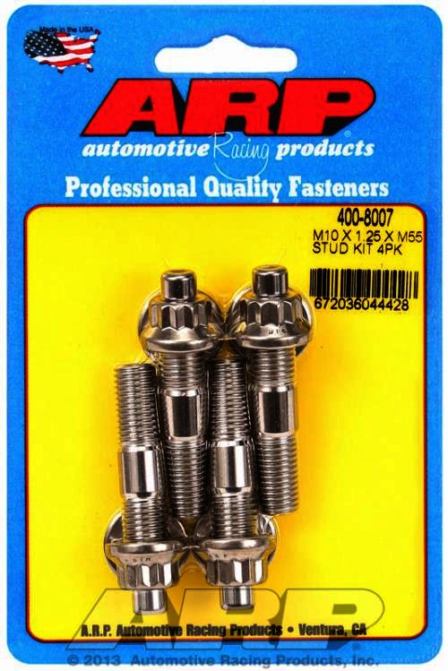 ARP M10 X 1.25 X 55mm broached stud kit 4pcs - Klik om te sluiten