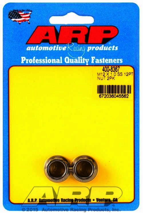 ARP M12 X 1.00 SS M14 socket 12pt nut kit - Klik om te sluiten