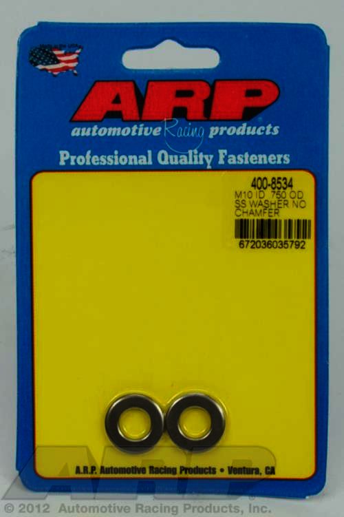 ARP M10ID .750OD SS no chamfer washers - Klik om te sluiten