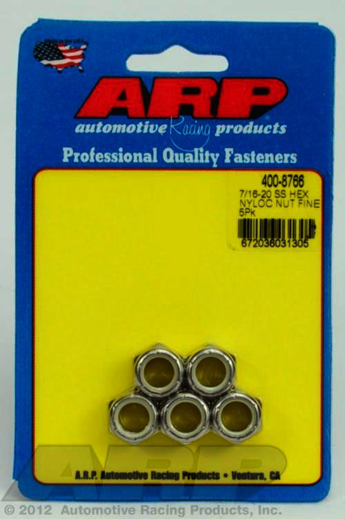 ARP 7/16-20 SS fine hex nut kit - Klik om te sluiten