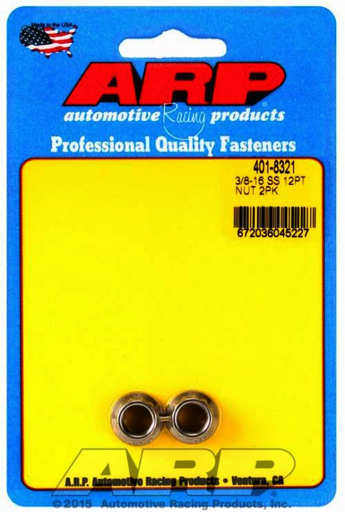 ARP 3/8-16 SS 12pt nut kit - Klik om te sluiten