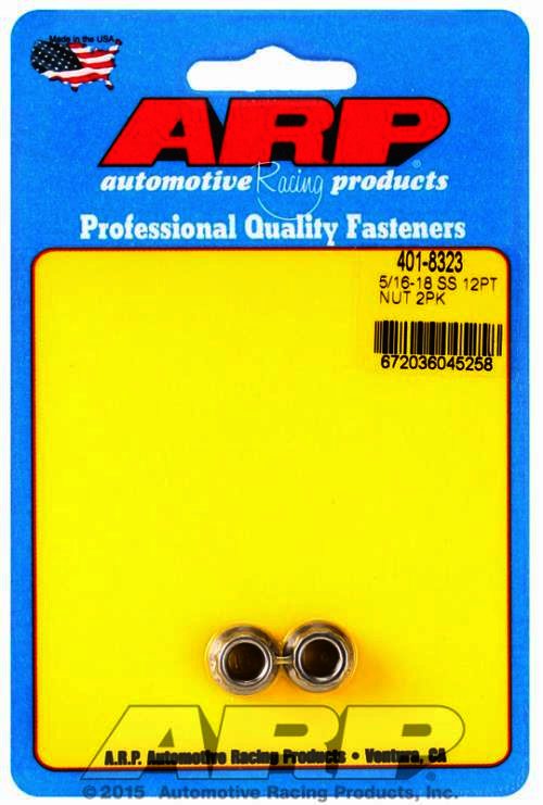 ARP 5/16-18 SS 12pt nut kit - Klik om te sluiten