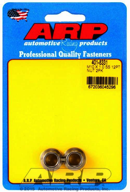 ARP M10 X 1.0 SS 12pt nut kit - Klik om te sluiten