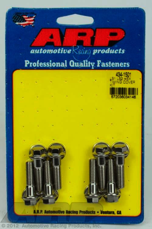 ARP LS1 LS2 SS hex timing cover bolt kit - Klik om te sluiten