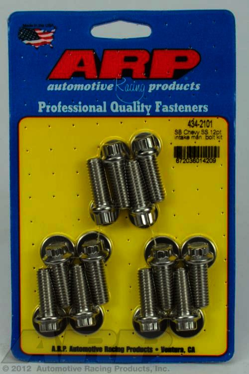 ARP SB Chevy SS 12pt intake manifold bolt kit - Klik om te sluiten