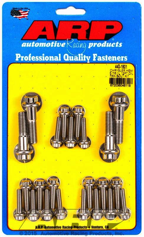 ARP Chrysler hemi 5.7/6.1L SS 12pt oil pan bolt kit - Klik om te sluiten