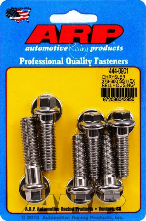 ARP Chrysler 273-360 wedge SS hex bellhousing bolt kit - Klik om te sluiten