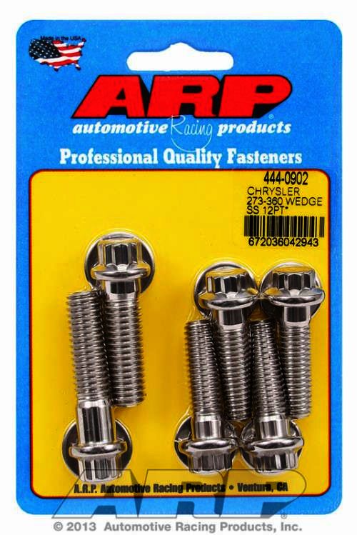 ARP Chrysler 273-360 wedge SS 12pt bellhousing bolt kit - Klik om te sluiten