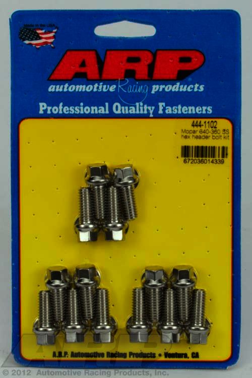 ARP Mopar 340-360 SS hex header bolt kit - Klik om te sluiten