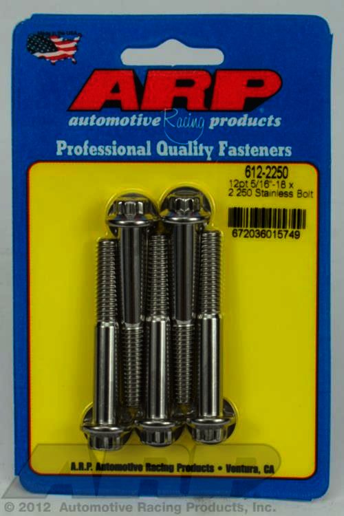 ARP 5/16-18 x 2.250 12pt SS bolts - Klik om te sluiten