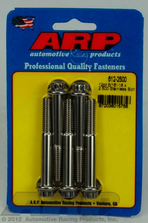 ARP 5/16-18 x 2.500 12pt SS bolts - Klik om te sluiten