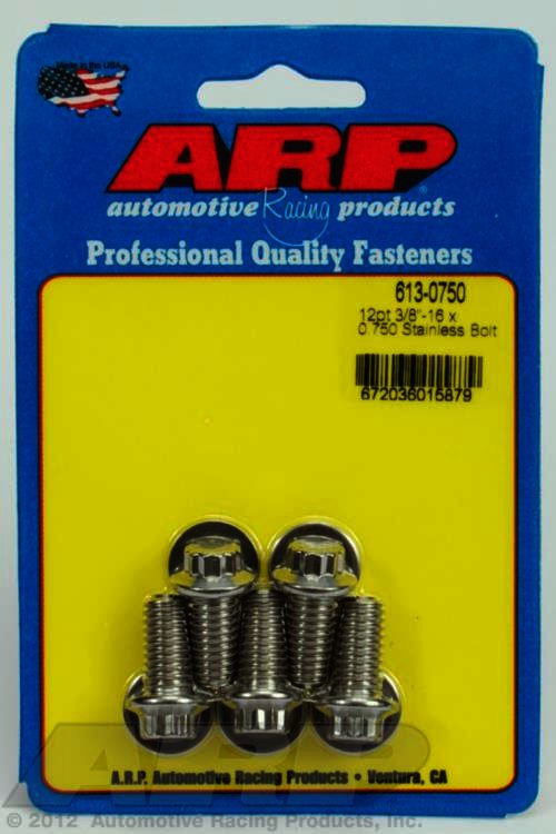 ARP 3/8-16 x 0.750 12pt SS bolts - Klik om te sluiten