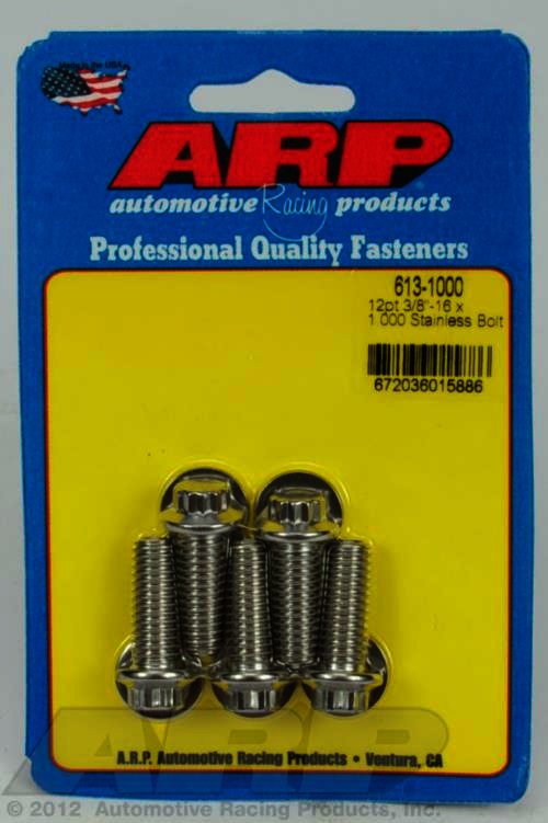 ARP 3/8-16 x 1.000 12pt SS bolts - Klik om te sluiten