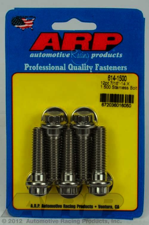 ARP 7/16-14 X 1.500 12pt 1/2 wrenching SS bolts - Klik om te sluiten