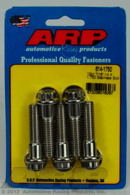 ARP 7/16-14 X 1.750 12pt 1/2 wrenching SS bolts - Klik om te sluiten