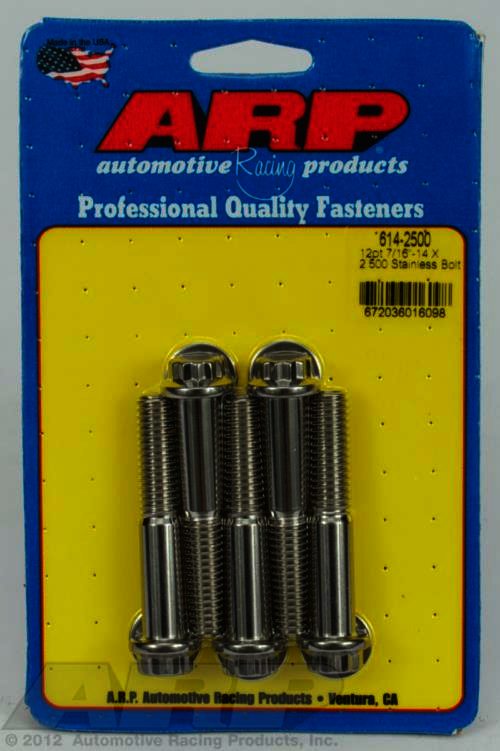 ARP 7/16-14 X 2.500 12pt 1/2 wrenching SS bolts - Klik om te sluiten