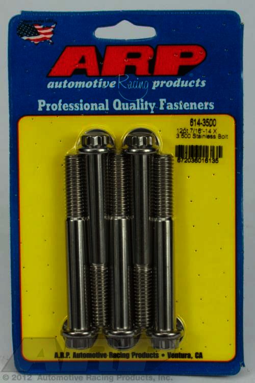 ARP 7/16-14 X 3.500 12pt 1/2 wrenching SS bolts - Klik om te sluiten